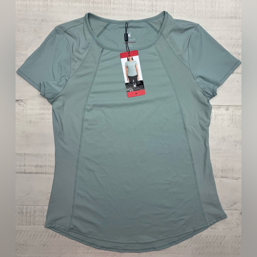 Spyder Women's Short Sleeve Active Top nwt